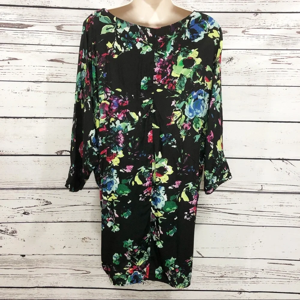 Anthropologie Maeve Petal Palette Floral Tunic Dress